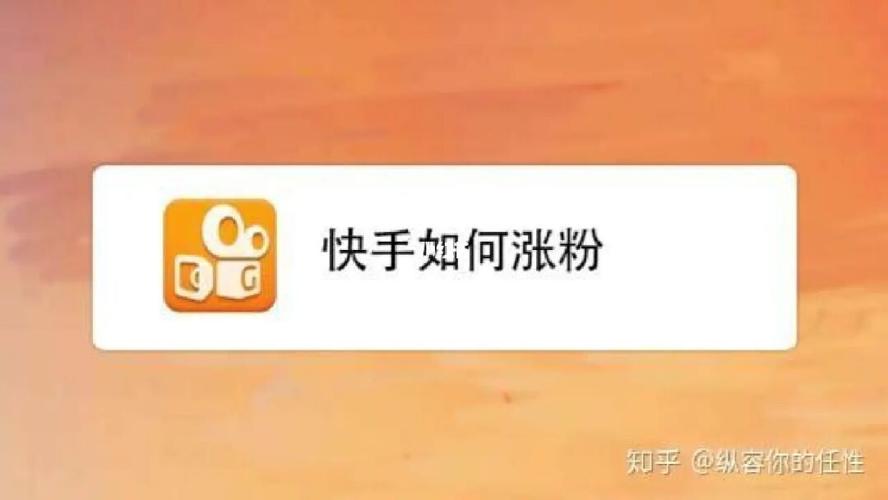 快手怎么给别人涨粉,快手涨粉之道：策略与实践!