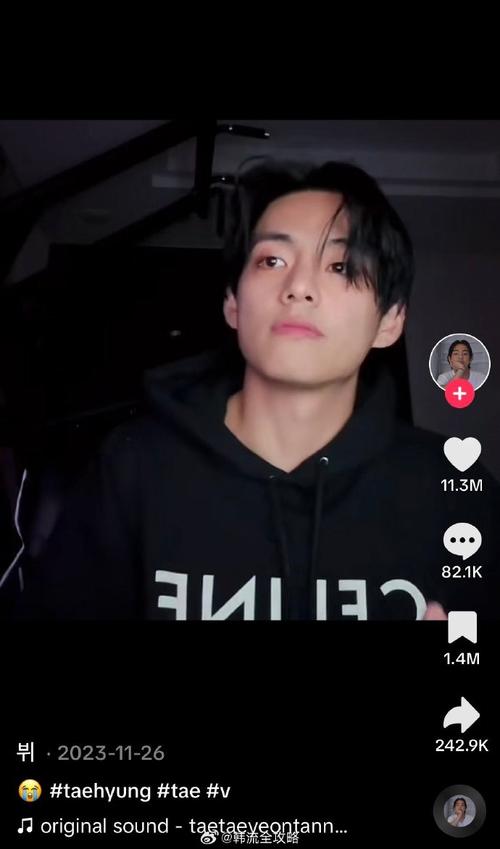 金泰亨tiktok500万刷赞视频